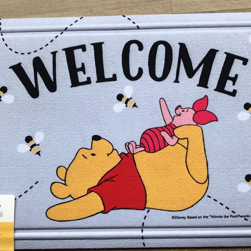 DISNEY WINNIE THE POOH WELCOME MAT NWT